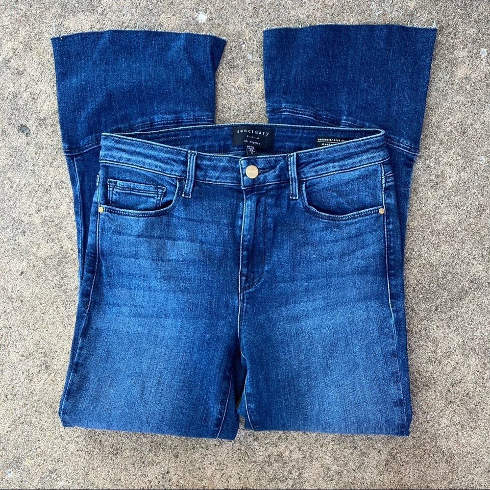 •Hold for MeriSimon• Sanctuary | Connector Kick Crop Denim Tulip Jeans - Picture 3 of 8